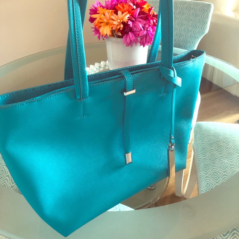 Gorgeous Turquoise Vince Camuto Tote